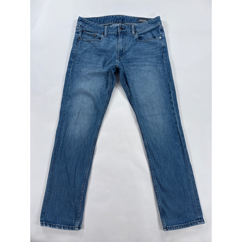 Bonobos Mens Jeans 33x30 Blue The Blue Jean Straight Leg Minimalist Streetwear